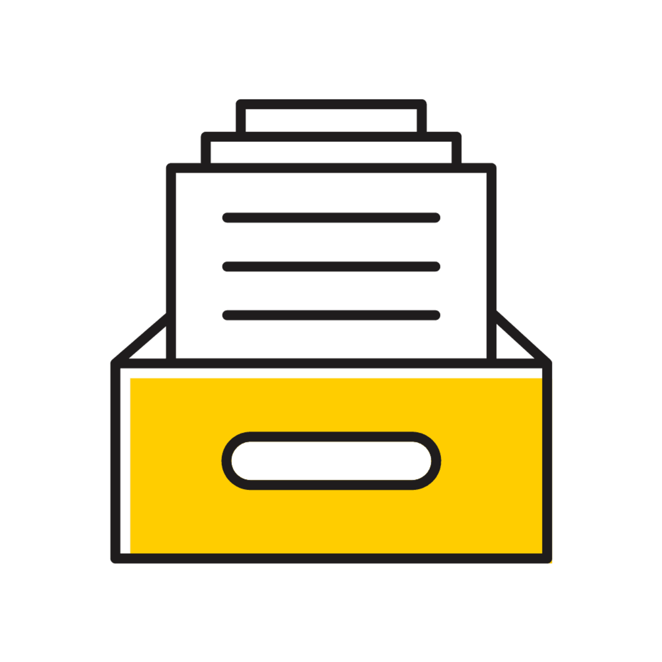 image of organized papers