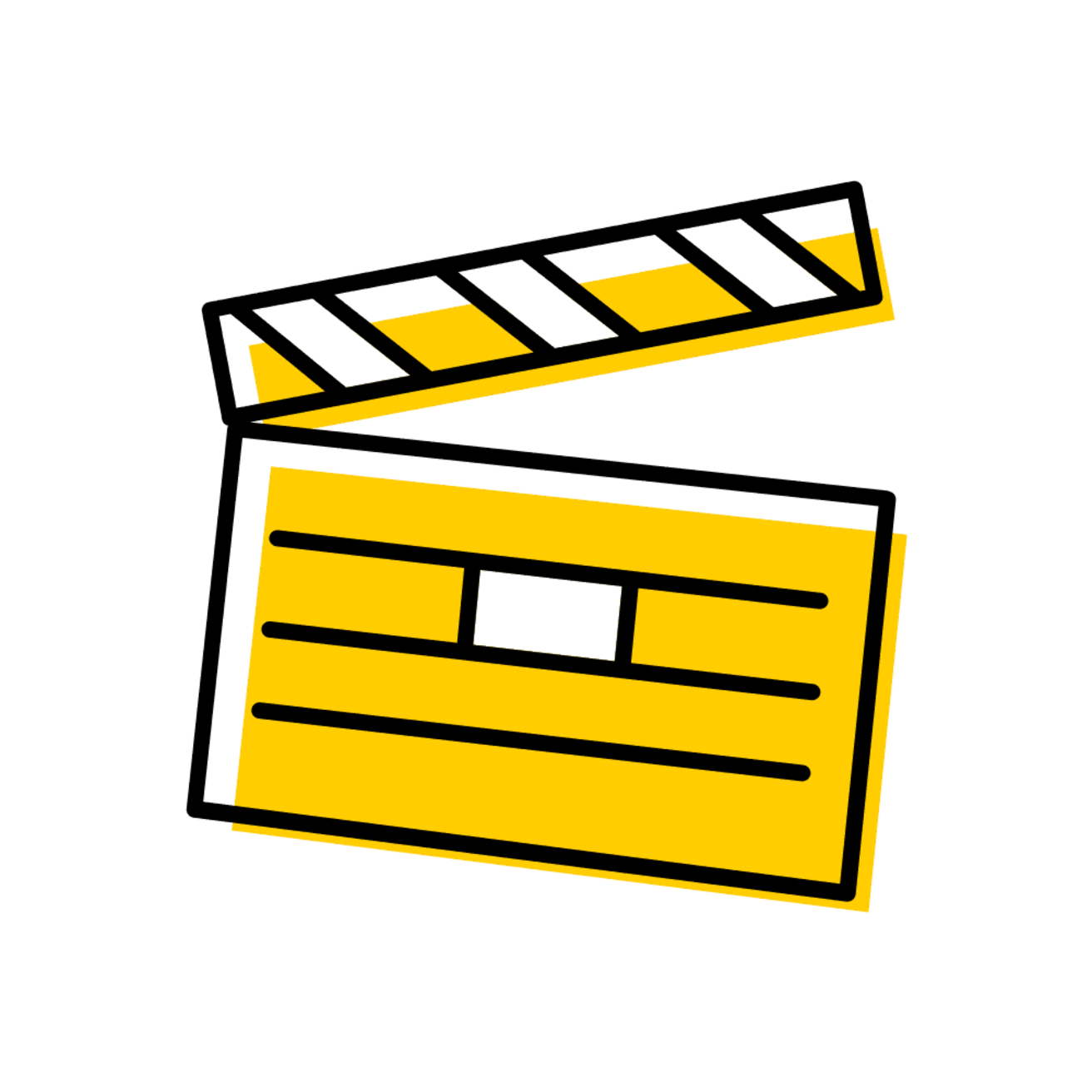 image of a video clapper